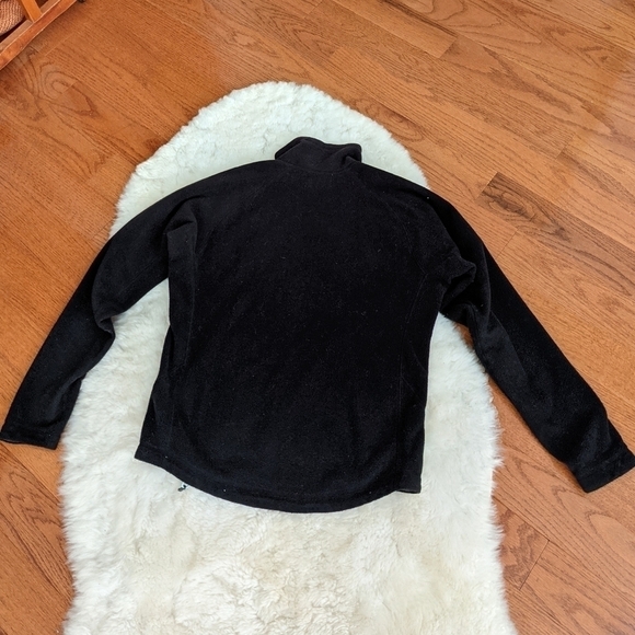 Mec fleece zipper sweater black women's small - Picture 3 of 6
